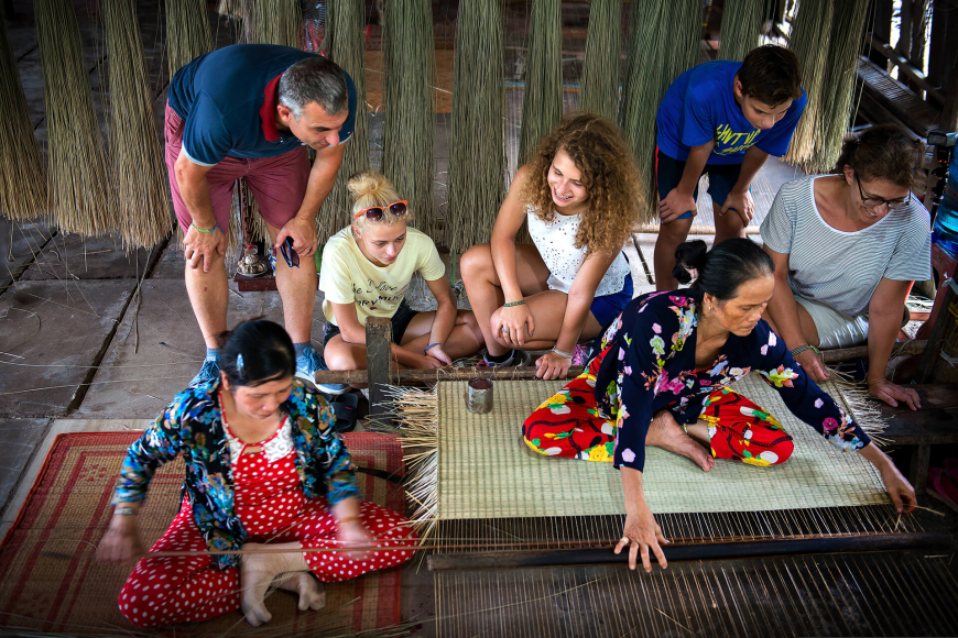 Tissage traditionnel de Ben Tre