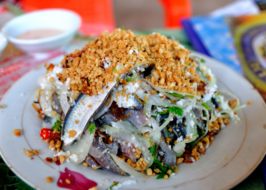 gỏi cá trích